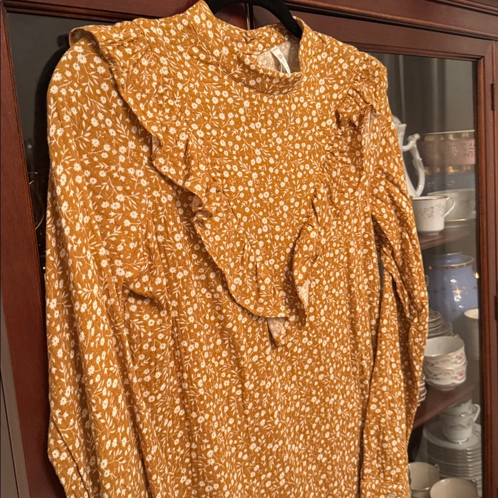 Rylee + Cru Marigold Ruffle Dress - Picture 5 of 8